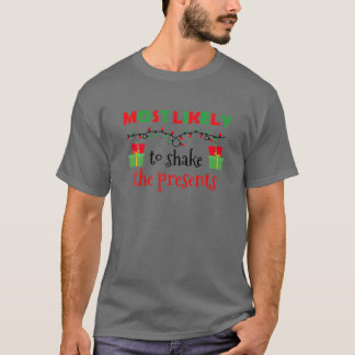 Kerstmis die de Cadeaus waarschijnlijk het meest z T-shirt