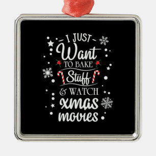 Kerstmis die ik alleen wil maken metalen ornament