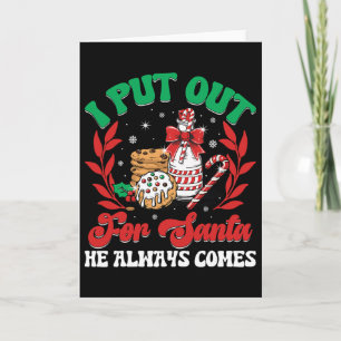 Kerstmis die ik buiten heb gezet voor de Kerstman Kaart