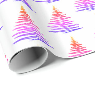 Kerstmis die Kerstboom papier-Oh verpakken Cadeaupapier