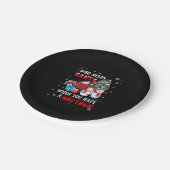 Kerstmis die Kerstman nodig heeft als je een moede Papieren Bordje (Gekanteld)