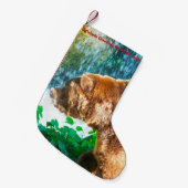 Kerstmis die mijn Hunter Gatherer tegenhoudt Kleine Kerstsok (Voorkant (Hangend))