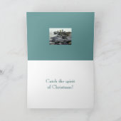 Kerstmis die op de Punten van Barnegat van de Pier Feestdagen Kaart (Binnen)