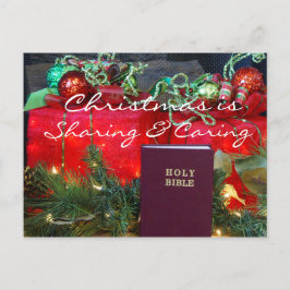 & Kerstmis die Postcard2 delen geven - pas aan Feestdagenkaart