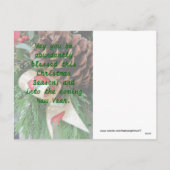 & Kerstmis die Postcard2 delen geven - pas aan Feestdagenkaart (Achterkant)