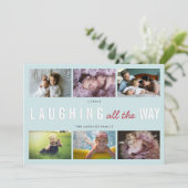 Kerstmis die van de Collage van de Foto van de Feestdagenkaart (Staand voorkant)