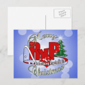 Kerstmis die van RxP Psycholoog voorschrijven Feestdagenkaart (Voorkant / Achterkant)