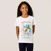 Kerstmis die waar we.. Grappig kabouter T-shirt (Voorkant volledig)