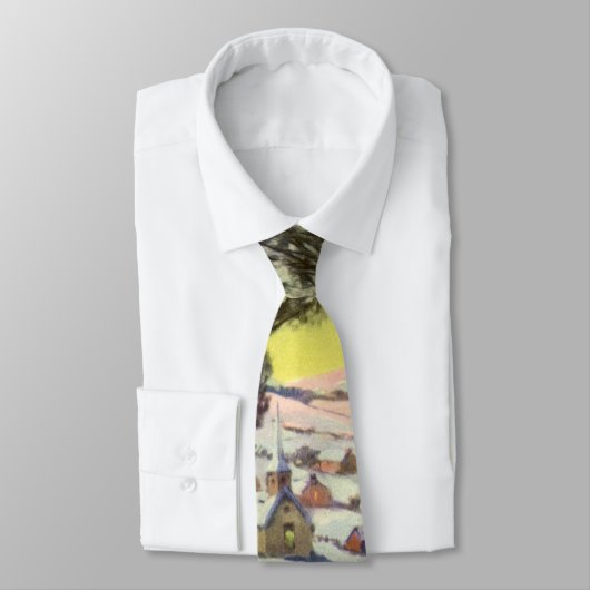 Kerstmis, diepgevroren meer met ijsboers stropdas (Gebonden)