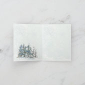 Kerstmis, dieren Gevouwen Wenskaart Kaart (Binnen)