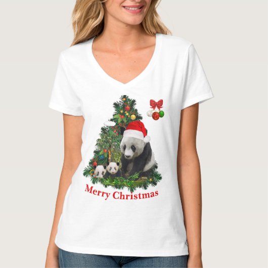 Kerstmis dieren t-shirt (Voorkant)
