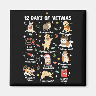 Kerstmis Dierenarts Diergeneeskunde Vet Tec Magneet