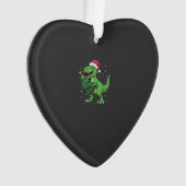 Kerstmis Dinosaur Santa T Rex Ornament (voorkant)