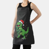 Kerstmis Dinosaur Santa T Rex Schort (Insitu)