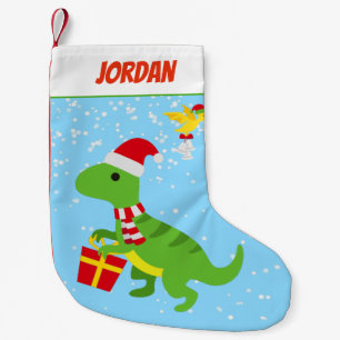 Kerstmis Dinosauriërs Kinderen Kleine Kerstsok