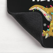 Kerstmis Dinosaurus Boom Rex Pyjama Heren Jongens  Muismat (Hoek)