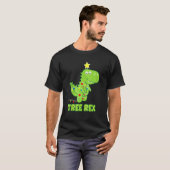 Kerstmis Dinosaurus Boom Rex Pyjama Voor Peuters J T-shirt (Voorkant volledig)