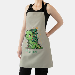 Kerstmis Dinosaurus Licht Feest Grappige Boom Rex Schort