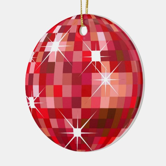 Kerstmis Disco Ball Ornament (Links)