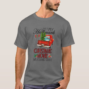 Kerstmis Dit is mijn Hallmärks film die Mannen be T-shirt