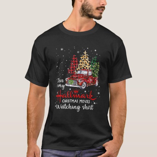Kerstmis Dit is mijn Hallmãrks film die Paja kijkt T-shirt (Voorkant)