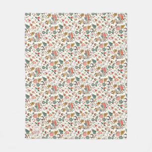 Kerstmis Ditsy Doodles Fleece Deken
