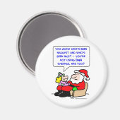 Kerstmis DNA-bewijs Magneet (Voorkant / Achterkant)