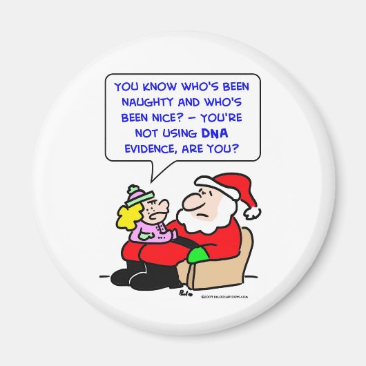 Kerstmis DNA-bewijs Magneet (Voorkant)
