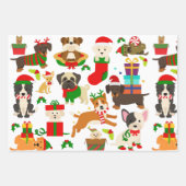 Kerstmis Dog Inpakpapier Vel (Voorkant 2)