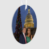 Kerstmis: Donald en Melania Ornament (voorkant)