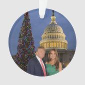 Kerstmis: Donald en Melania Ornament (voorkant)