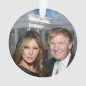 Kerstmis: Donald en Melania Ornament (voorkant)