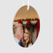 Kerstmis: Donald en Melania Ornament (voorkant)