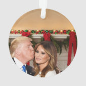 Kerstmis: Donald en Melania Ornament (achterkant)