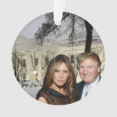 Kerstmis: Donald en Melania Ornament (voorkant)