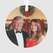 Kerstmis: Donald en Melania Ornament (achterkant)