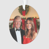 Kerstmis: Donald en Melania Ornament (voorkant)
