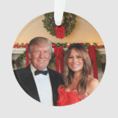 Kerstmis: Donald en Melania Ornament (voorkant)