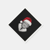 Kerstmis Donald Trump Grappige Kerstman Hoed Cadea Servet (Hoek)