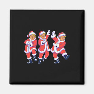 Kerstmis Donald Trump President 2025 Dansen Grappi Magneet