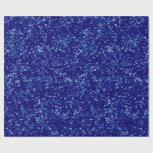 Kerstmis donkerblauw cadeaupapier (Vlak)