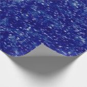Kerstmis donkerblauw cadeaupapier (Hoek)