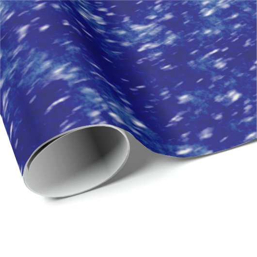 Kerstmis donkerblauw cadeaupapier (Rol Hoek)