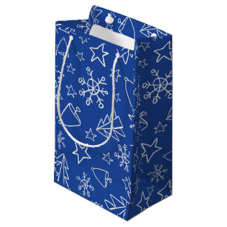 Kerstmis donkerblauwe cadeautas