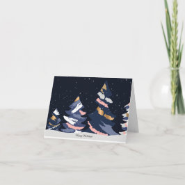 Kerstmis Donkere lucht kaart