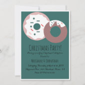 Kerstmis Donut Sprinkles Holiday Theme Kaart (Voorkant)