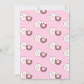 Kerstmis Donut Sprinkles Holiday Theme Kaart (Achterkant)