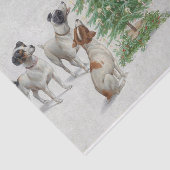 Kerstmis door Carl Reichert Tissue Paper Tissuepapier (Detail)