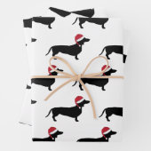 Kerstmis door de sneeuw inpakpapier vel (In situ)