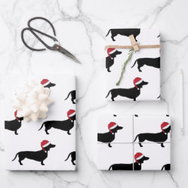 Kerstmis door de sneeuw inpakpapier vel